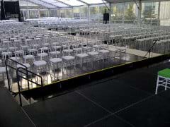 Silver Chiavari Chairs at Big Red Chair Events