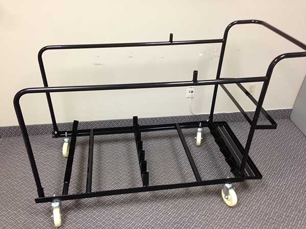 Cruiser Table Cart with Side Supports on Base