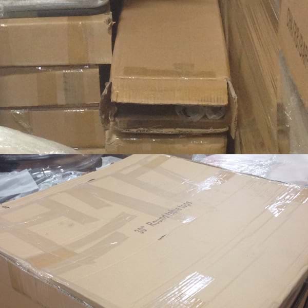 Cruiser Table Parts in Boxes
