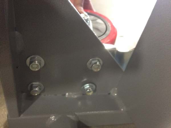 Round Table Carts 4 Bolts Attached
