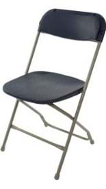 NES Reliable late Blue on Grey Plastic Folding Chair