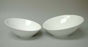 11.5 and 13.5 Inch Slanted Bowls