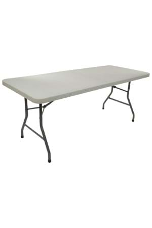 NES Reliable Rectangular Plastic Folding Tables