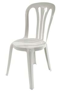 NES Reliable White Bistro Chair