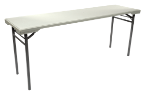 6-ft NES Reliable Plastic Folding Training Table