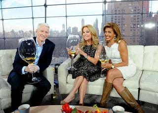 Anderson, Kathie, and Hoda Big Wine Glasses