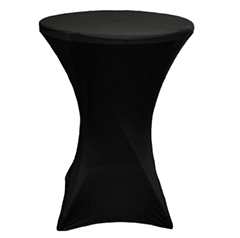 Black Spandex Table Cover