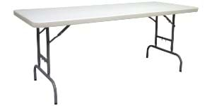 Adjustable Height Folding Table