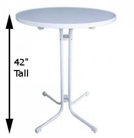 Folding Pedestal Table Measurements