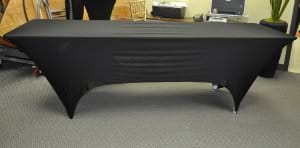 8-ft Wood Table with Spandex