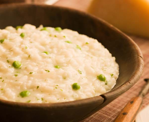 Parmesan Pea Risotto