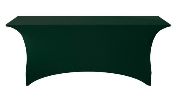 Hunter Green Spandex Table Cover