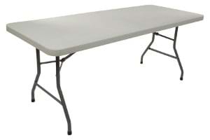 6-ft NES Reliable Rectangular Plastic Folding Table