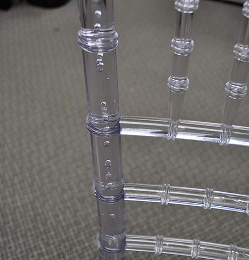 Clear Chiavari Chair with Bubbles