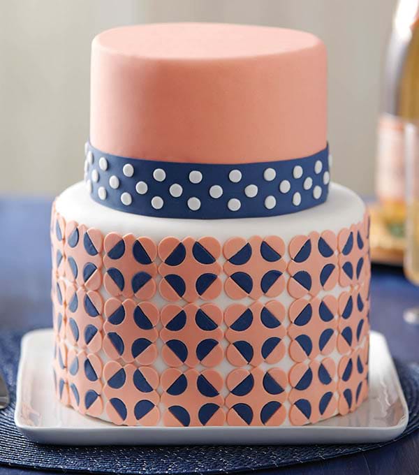 Patterned Wedding Cake