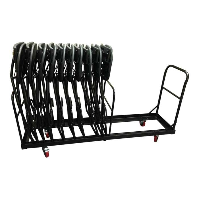 folding bar chair cart with 10 chairs