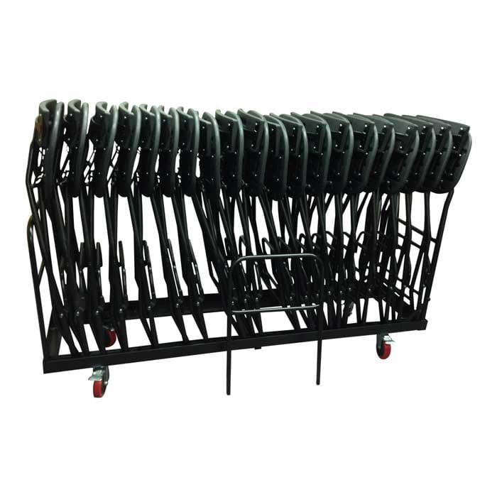 folding bar chair cart with 20 chairs
