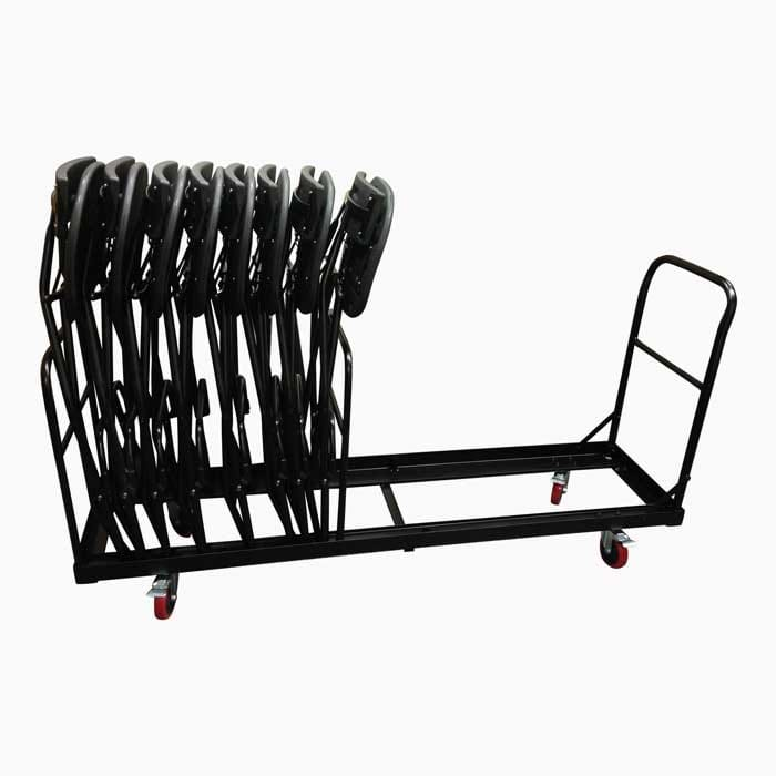 folding bar chair cart with 8 chairs