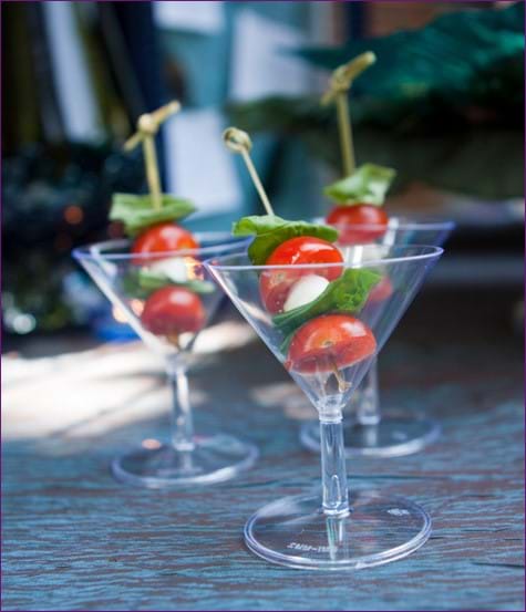 Martini Glass Appetizers
