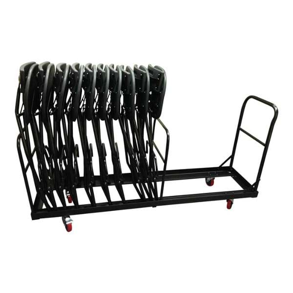 Folding Bar Chair Cart with 10 Chairs