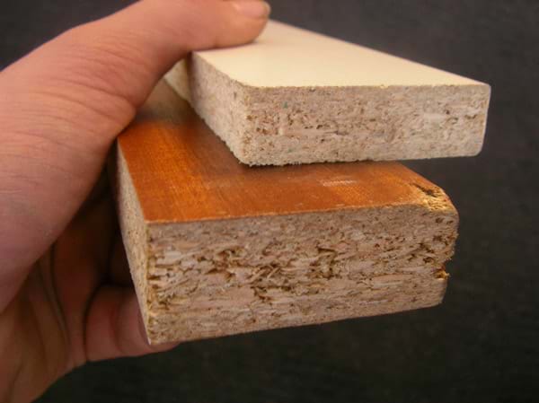 Particleboard with Veneer