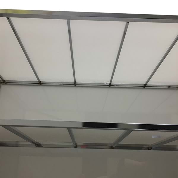 6-ft Plexiglas Bar Shelf Supports
