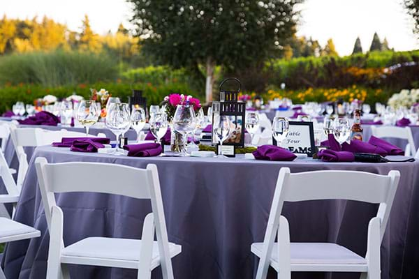 White Resin Folding Chairs