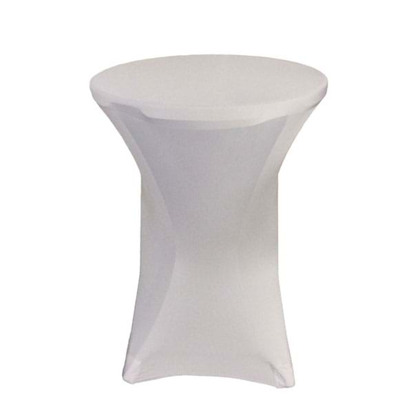 Silver Spandex Cocktail Cover