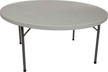 Picture of NES Reliable 60" Round Plastic Folding Table