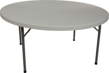 48" Round Plastic Folding Tables Commercial Quality Banquet Table 