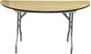 Picture of NES 60" Half Round Wood Folding Table