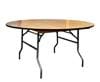 Picture of NES 66" Round Wood Folding Table
