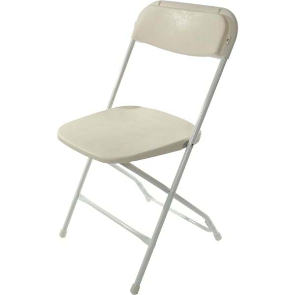 0001359 White Plastic Folding Chair 600 