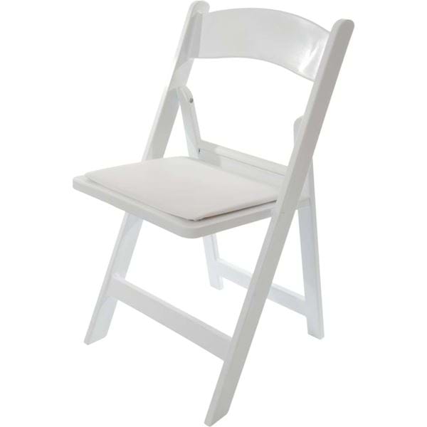 Picture of NES Reliable White Resin Folding Chairs