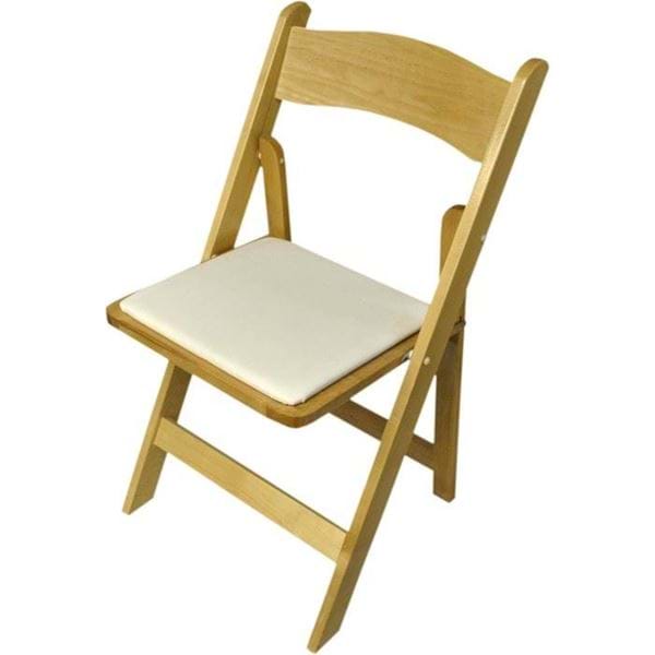 Picture of NES Natural Wood Folding Chair