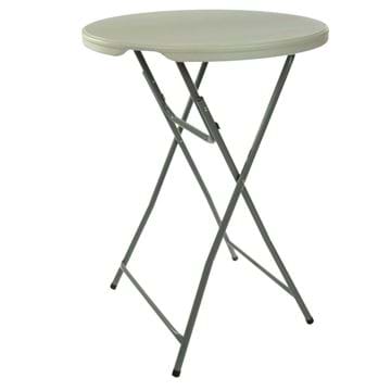 Picture of NES Reliable 32" Tall Plastic Folding Cocktail Table