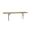 Picture of NES 8ft x 18" Wood Rectangle Folding Training Table