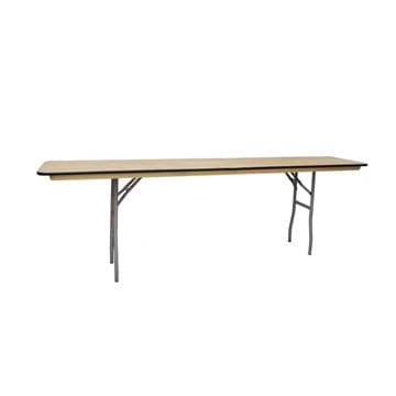 Picture of NES 8ft x 18" Wood Rectangle Folding Training Table