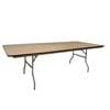 Picture of NES 8ft x 42" Wood Rectangle Harvest Table