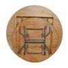 Picture of NES 60" Round Wood Folding Table