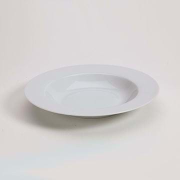 Picture of Pearl White Rim Soup Plate
