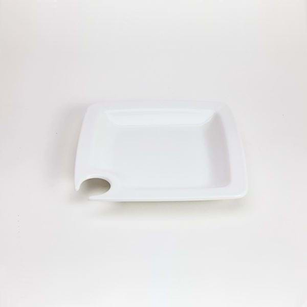 Picture of Quadrato 7.25" Square Cocktail Plate