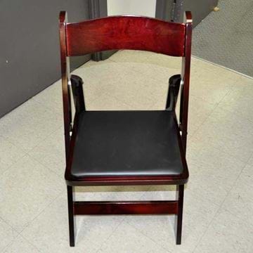Picture of NES Mahogany Wood Folding Chair