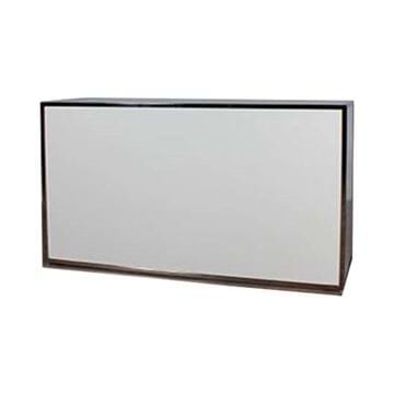 Picture of 6-ft Chrome Plexiglass Bar with Shelf
