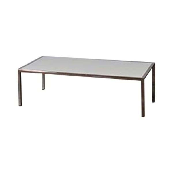 Picture of 4ft Chrome Plexiglass Coffee Table