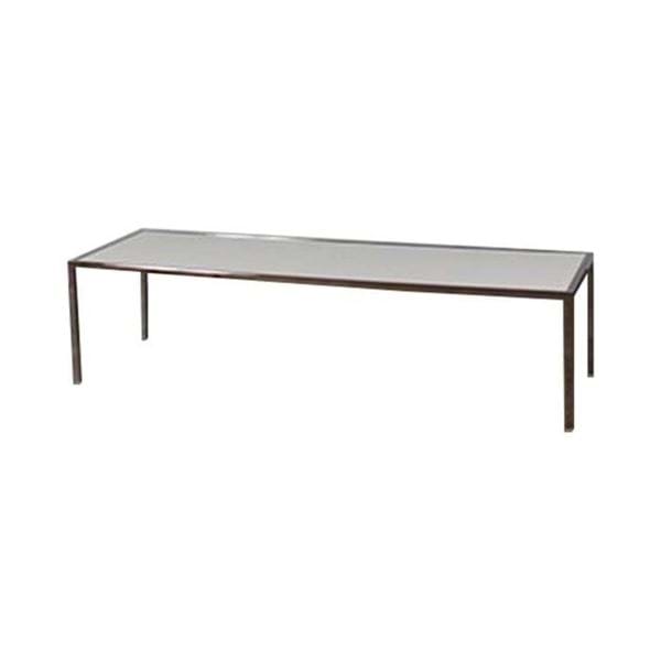 Picture of 6ft Chrome Plexiglass Coffee Table
