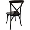 Picture of Dark Brown Wood Cross Back Chair