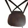 Picture of Dark Brown Wood Cross Back Chair