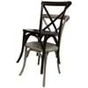 Picture of Dark Brown Wood Cross Back Chair