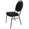 Picture of NES Reliable Teardrop Back Banquet Chair with Silver Vein Frame